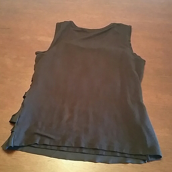 Ann Taylor Petite Black Sleeveless Top - Picture 6 of 7